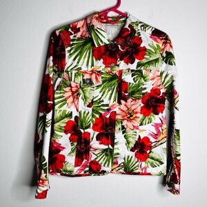 french laundry Floral Women blouse Long Sleeves, Size M